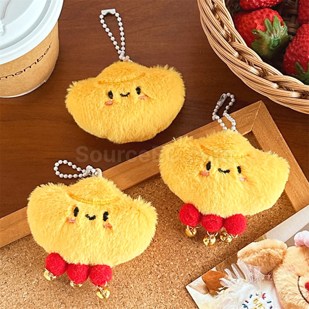 Customization Yuanbao Doll Squeaky Keychain Pendant Promotional Products