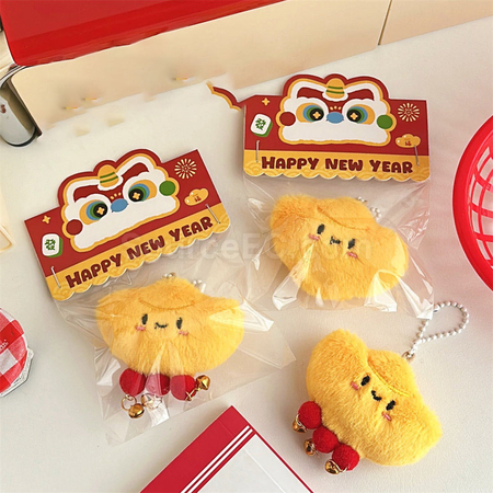 Customization Yuanbao Doll Squeaky Keychain Pendant Promotional Products