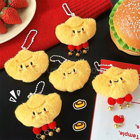 Customization Yuanbao Doll Squeaky Keychain Pendant Promotional Products