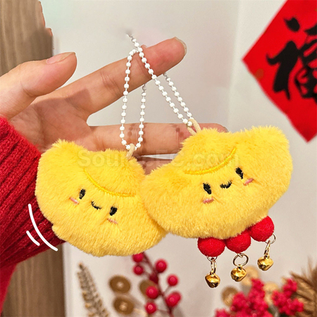 Customization Yuanbao Doll Squeaky Keychain Pendant Promotional Products