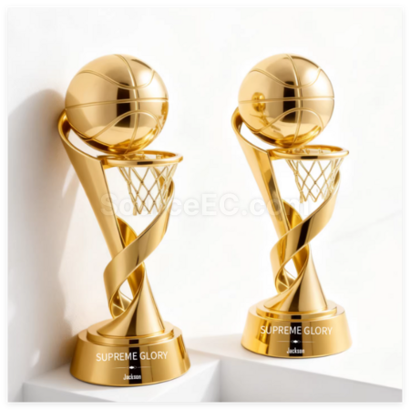 Customization Metal Basketball Trophy Promotional Products