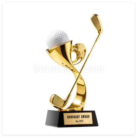 Customization Metal Golf Trophy Promotional Products