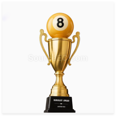 Customization Metal Billiards Trophy Promotional Products