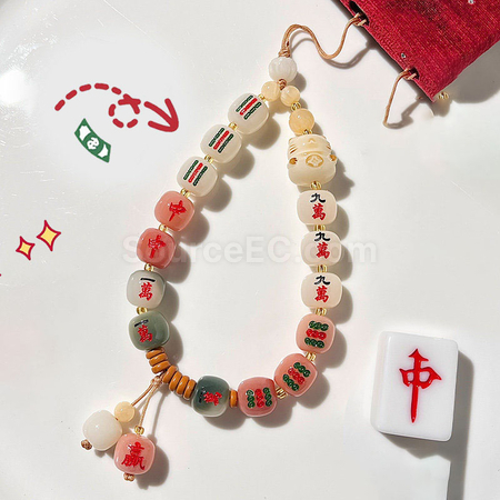 Customization Mahjong mobile phone lanyard Promotional Products