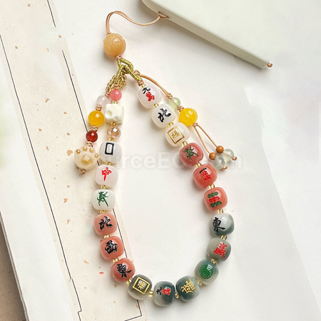 Customization Mahjong mobile phone lanyard Promotional Products