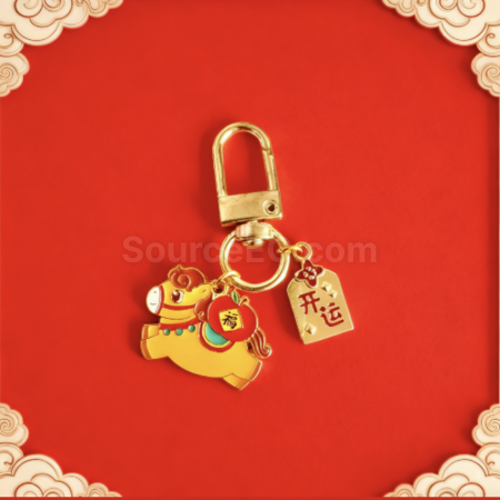Customization Year of the Horse small horse keychain pendant Promotional Products