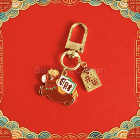 Customization Year of the Horse small horse keychain pendant Promotional Products