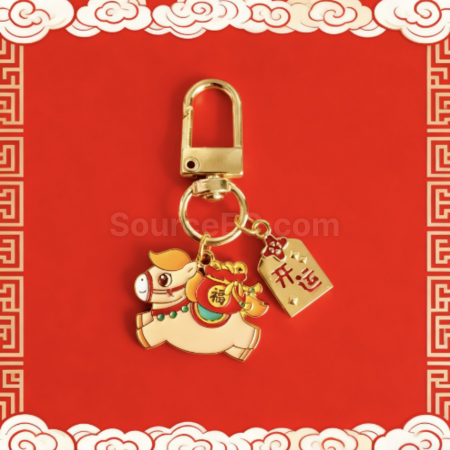 Customization Year of the Horse small horse keychain pendant Promotional Products