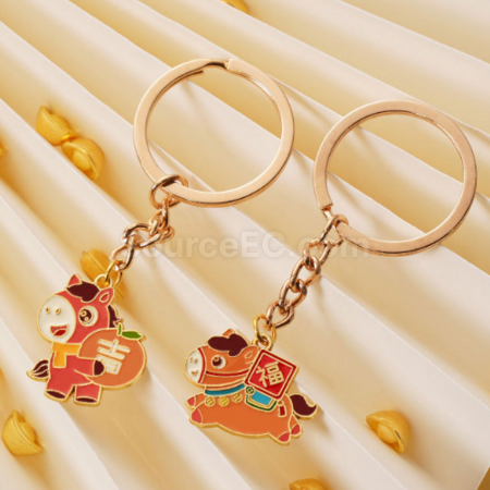 Customization Year of the Horse small horse keychain pendant Promotional Products