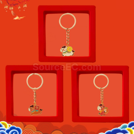 Customization Year of the Horse small horse keychain pendant Promotional Products