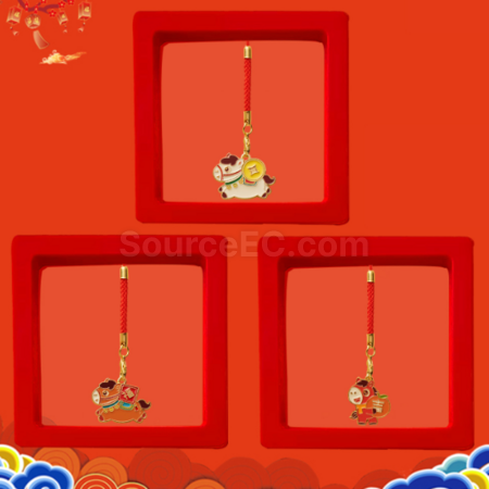 Customization Year of the Horse small horse keychain pendant Promotional Products