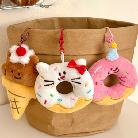Customization Cartoon dessert doll keychain pendant Promotional Products