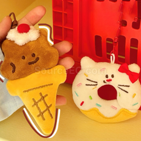 Customization Cartoon dessert doll keychain pendant Promotional Products
