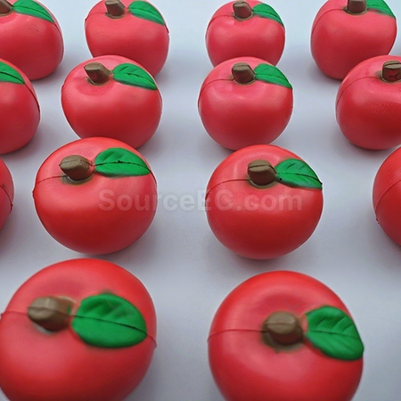 Customization Apple stress ball squeeze toy Promotional Products