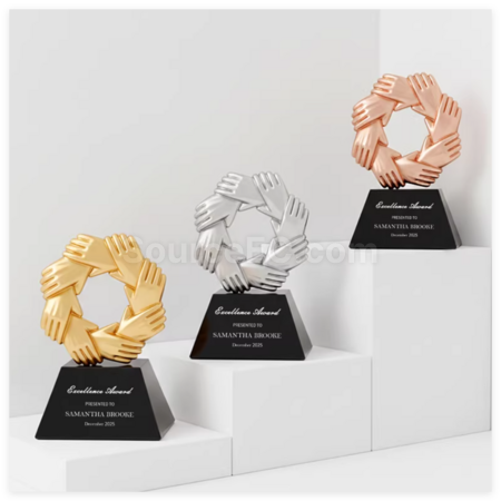 Customization Creative Metal Crystal Trophy Promotional Products