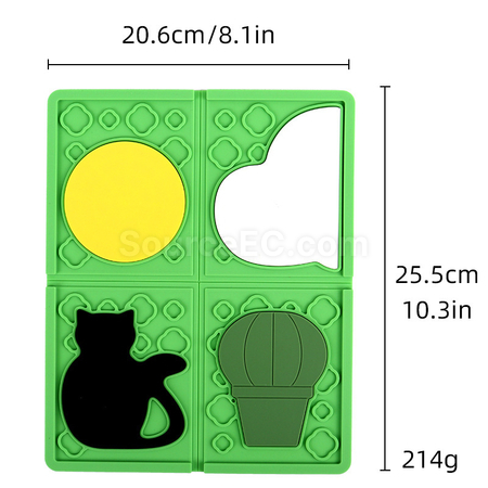 Customization Detachable silicone puzzle placemat Promotional Products