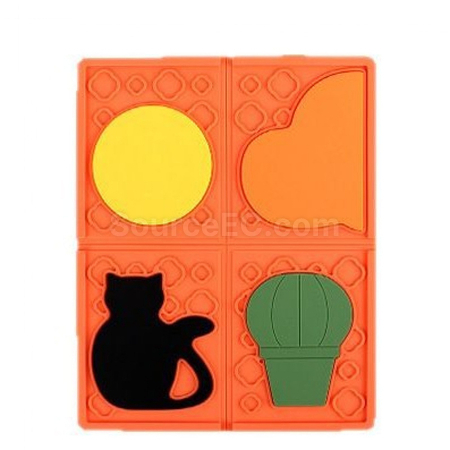 Customization Detachable silicone puzzle placemat Promotional Products