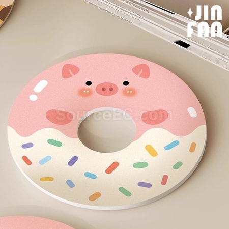 Customization Donut-shaped diatom mud coasters Promotional Products