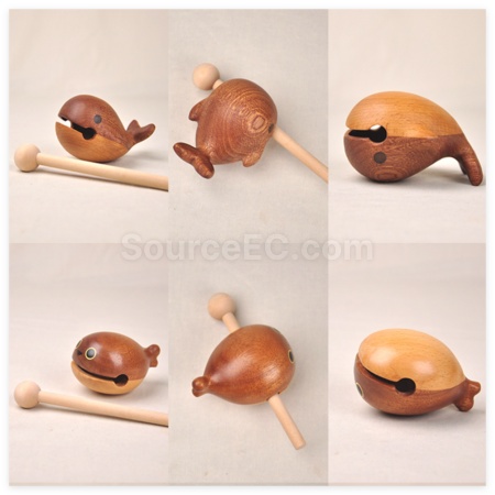 Customization Stress-Relieving Wooden Fish Promotional Products