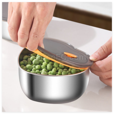 Customization Stainless Steel Heart-Shaped Lunch Box Promotional Products