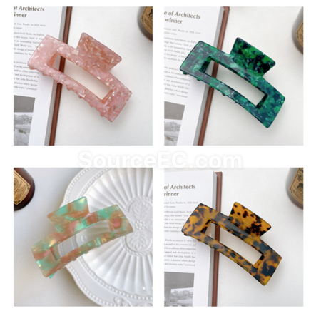 Customization Custom acetate claw hair clips Promotional Products
