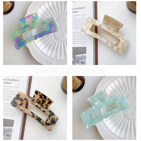 Customization Custom acetate claw hair clips Promotional Products