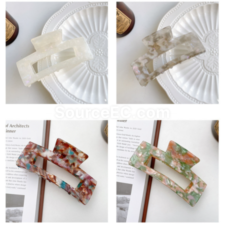 Customization Custom acetate claw hair clips Promotional Products