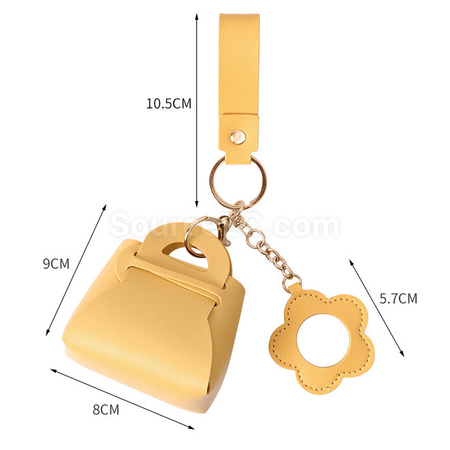 Customization Creative Makeup Mirror Earphone Bag Keychain Promotional Products