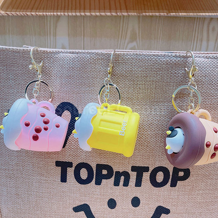 Customization Milk tea squeeze decompression toy keychain Promotional Products