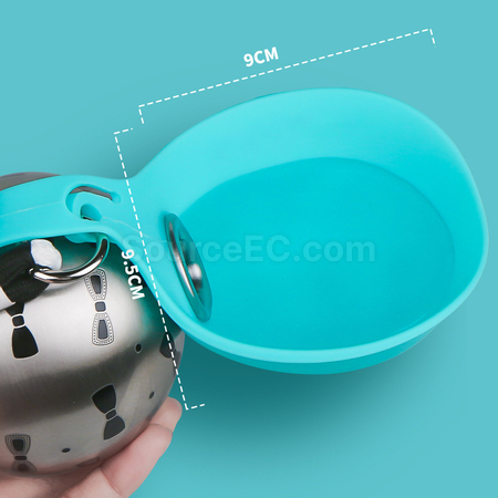 Customization Portable Stainless Steel Pet Water Bottle Pendant Promotional Products