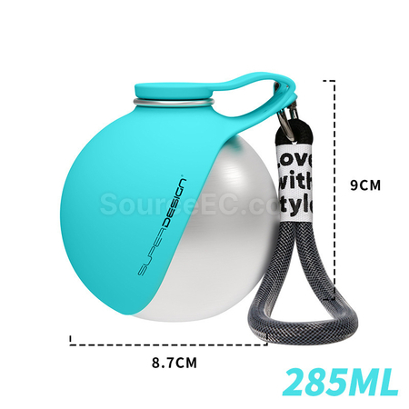 Customization Portable Stainless Steel Pet Water Bottle Pendant Promotional Products