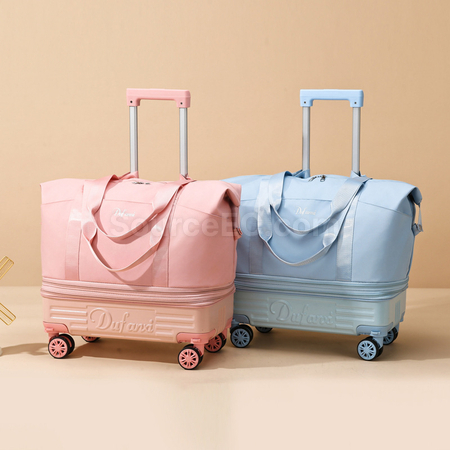 Customization Large Capacity Wheeled Travel Luggage Storage Bag Promotional Products