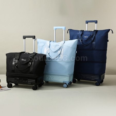 Large Capacity Wheeled Travel Luggage Storage Bag