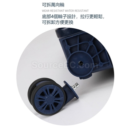 Customization Large Capacity Wheeled Travel Luggage Storage Bag Promotional Products
