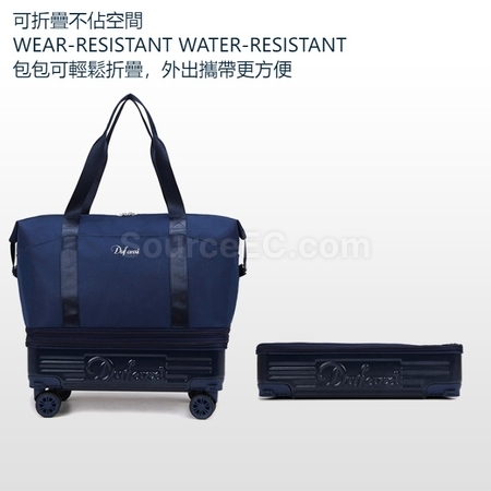 Customization Large Capacity Wheeled Travel Luggage Storage Bag Promotional Products