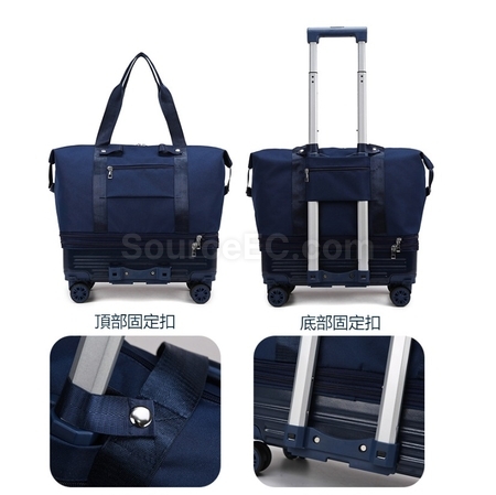 Customization Large Capacity Wheeled Travel Luggage Storage Bag Promotional Products