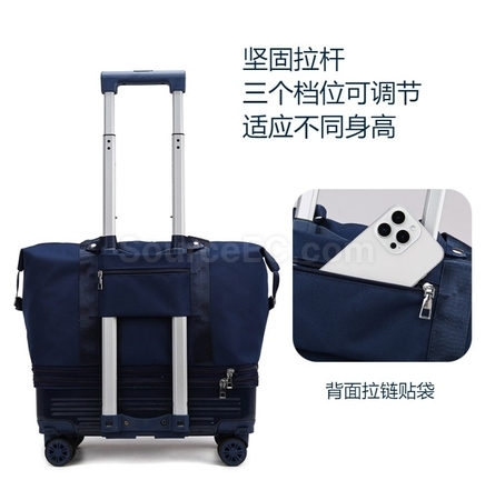 Customization Large Capacity Wheeled Travel Luggage Storage Bag Promotional Products