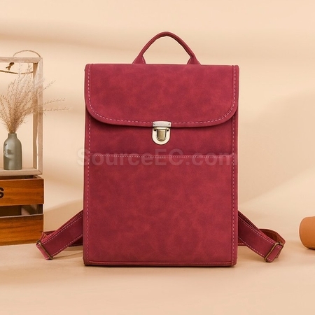Customization 日韩风优雅电脑PU磨砂双肩包 Promotional Products