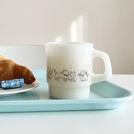 Customization Creative glass coffee cup Promotional Products