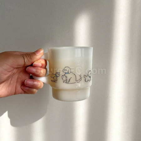 Customization Creative glass coffee cup Promotional Products