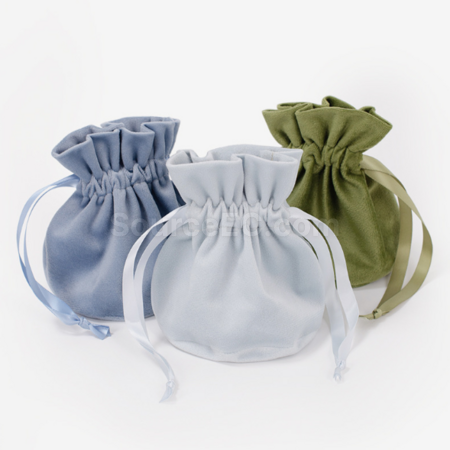 Customization Flannel drawstring bag Promotional Products