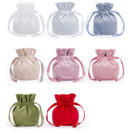 Customization Flannel drawstring bag Promotional Products