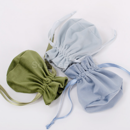 Customization Flannel drawstring bag Promotional Products