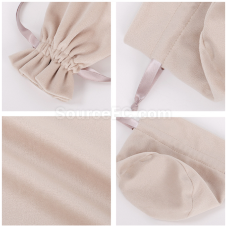 Customization Flannel drawstring bag Promotional Products