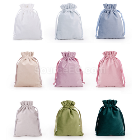 Customization Flannel drawstring bag Promotional Products