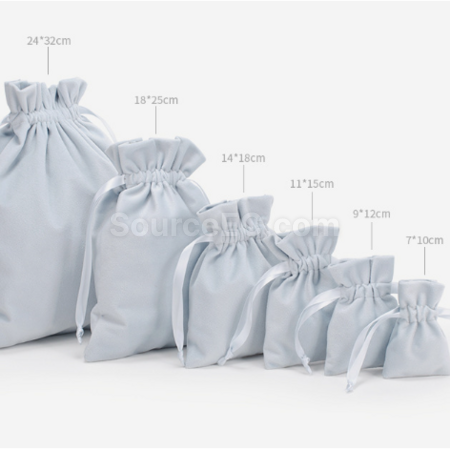 Customization Flannel drawstring bag Promotional Products