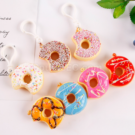 Customization Donut squeeze stress-relief toy keychain Promotional Products