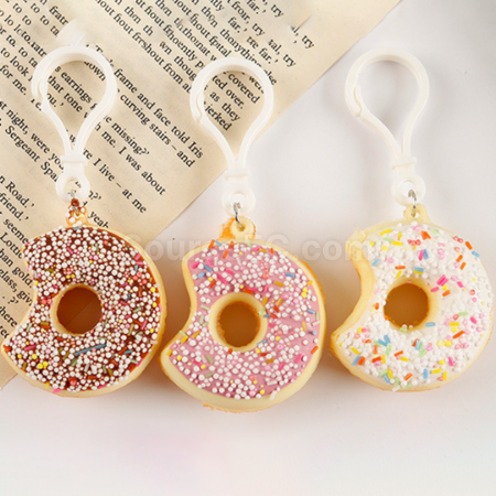 Customization Donut squeeze stress-relief toy keychain Promotional Products