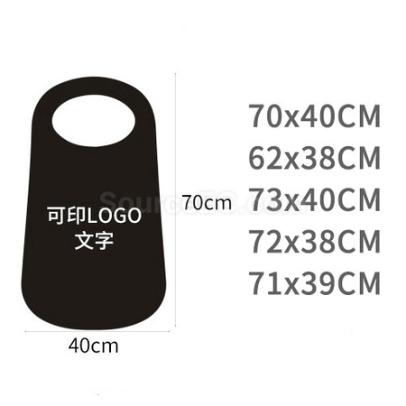 Customization Disposable Apron without Straps Promotional Products