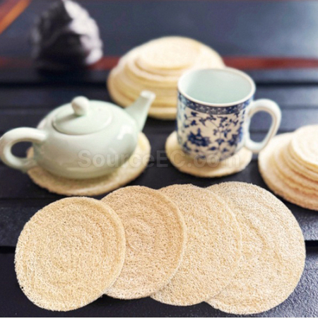 Customization Luffa Sponge Cup Mat Promotional Products